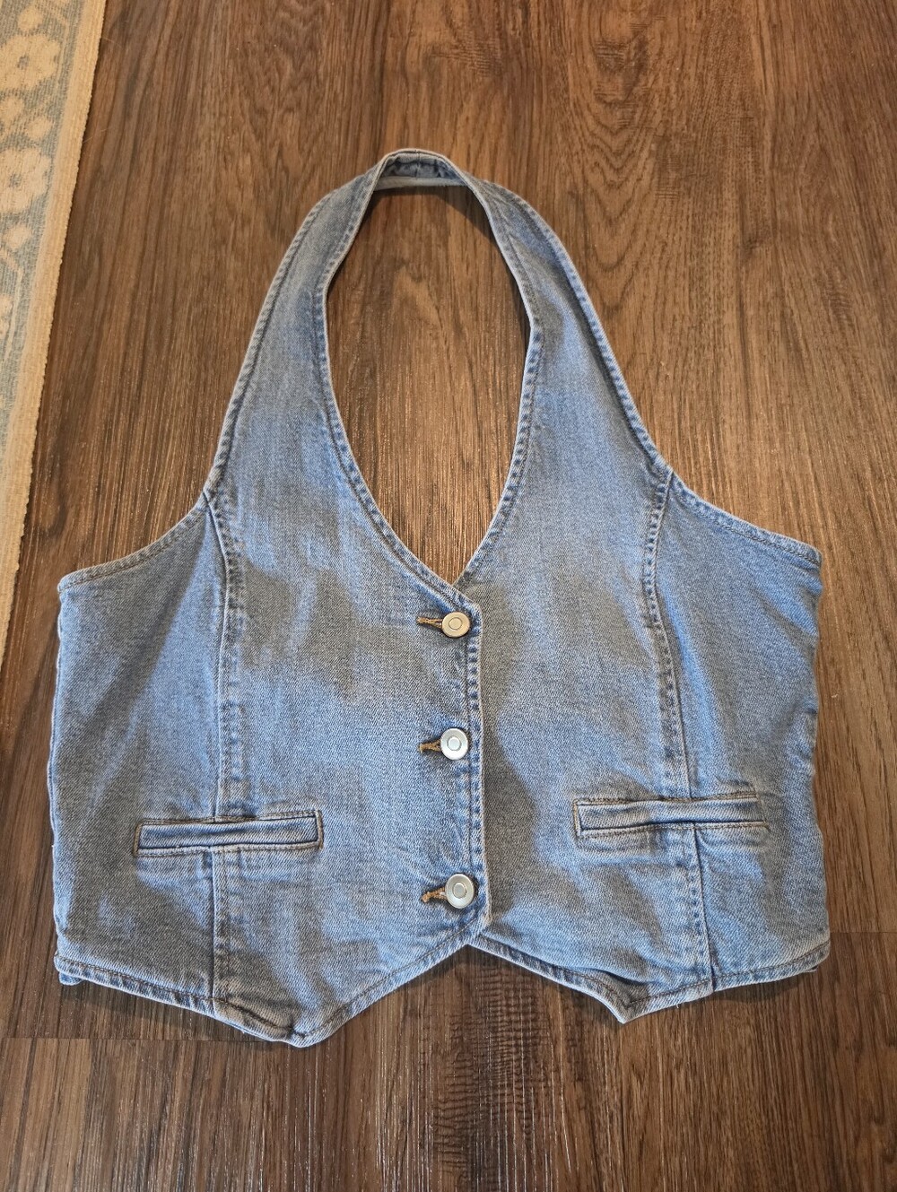 Altard State Denim Halter Top